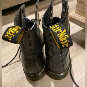 Patent Leather Doc Martens Combat Boots size 8